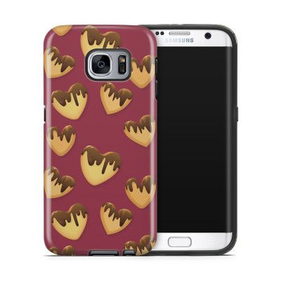 Tough mobilskal till Samsung Galaxy S7 Edge - Chokladhjärtan