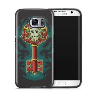 Tough mobilskal till Samsung Galaxy S7 Edge - Dödskallenyckel