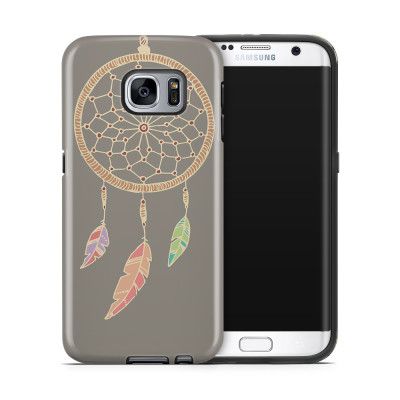 Tough mobilskal till Samsung Galaxy S7 Edge - Drömfångare - Brun
