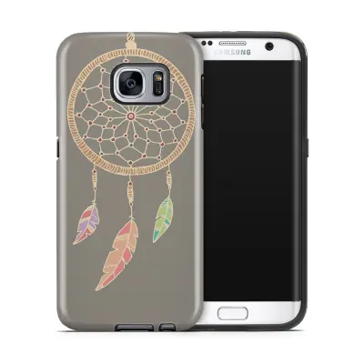 Tough mobilskal till Samsung Galaxy S7 Edge - Drömfångare - Brun