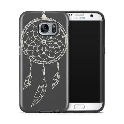 Tough mobilskal till Samsung Galaxy S7 Edge - Drömfångare - Svart