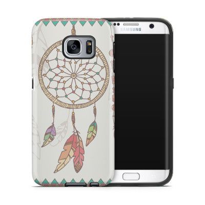 Tough mobilskal till Samsung Galaxy S7 Edge - Drömfångare - Vit