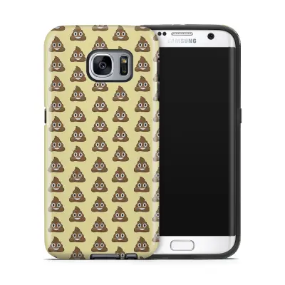 Tough mobilskal till Samsung Galaxy S7 Edge - Emoji - Bajs