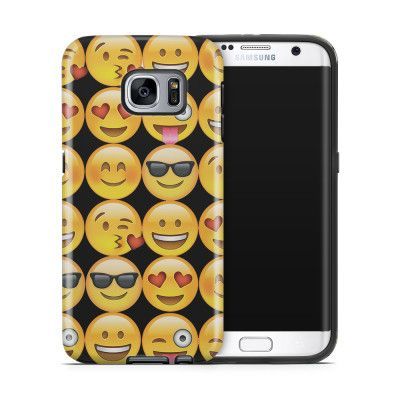 Tough mobilskal till Samsung Galaxy S7 Edge - Emoji - Smileys