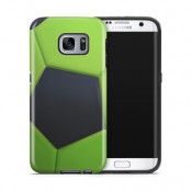 Tough mobilskal till Samsung Galaxy S7 Edge - Fotboll - Grön
