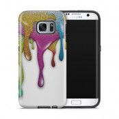Tough mobilskal till Samsung Galaxy S7 Edge - Glitter Paint