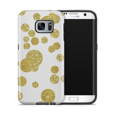 Tough mobilskal till Samsung Galaxy S7 Edge - Guldkonfetti