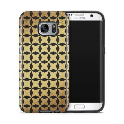 Tough mobilskal till Samsung Galaxy S7 Edge - Gyllene stjärnor