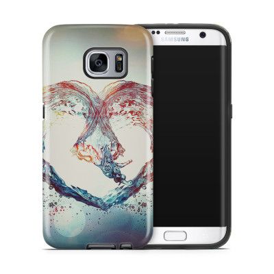Tough mobilskal till Samsung Galaxy S7 Edge - Hjärta - Vatten