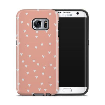 Tough mobilskal till Samsung Galaxy S7 Edge - Hjärtan
