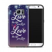 Tough mobilskal till Samsung Galaxy S7 Edge - Live, Love