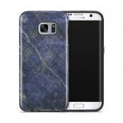 Tough mobilskal till Samsung Galaxy S7 Edge - Marble - Blå