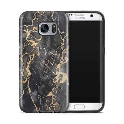 Tough mobilskal till Samsung Galaxy S7 Edge - Marble - Grå