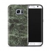 Tough mobilskal till Samsung Galaxy S7 Edge - Marble - Grön/Svart