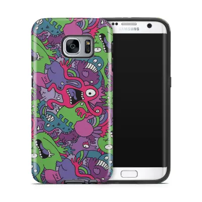 Tough mobilskal till Samsung Galaxy S7 Edge - Monster collage