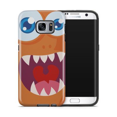 Tough mobilskal till Samsung Galaxy S7 Edge - Orange monster