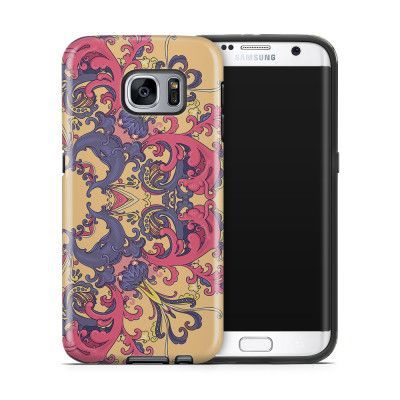 Tough mobilskal till Samsung Galaxy S7 Edge - Orientaliska blommor