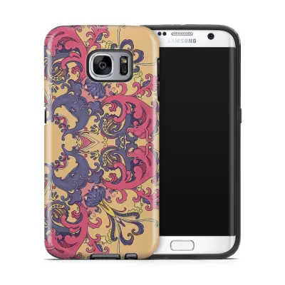 Tough mobilskal till Samsung Galaxy S7 Edge - Orientaliska blommor