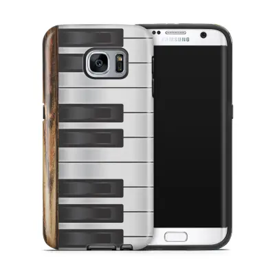 Tough mobilskal till Samsung Galaxy S7 Edge - Piano