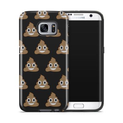 Tough mobilskal till Samsung Galaxy S7 Edge - Poop Emoji