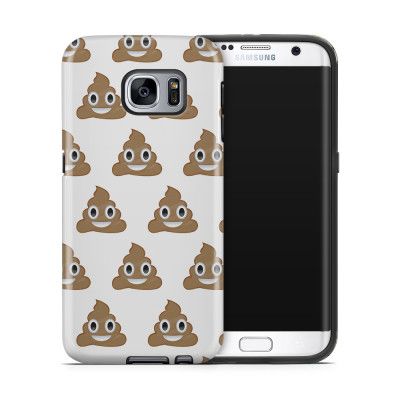 Tough mobilskal till Samsung Galaxy S7 Edge - Poop Emoji