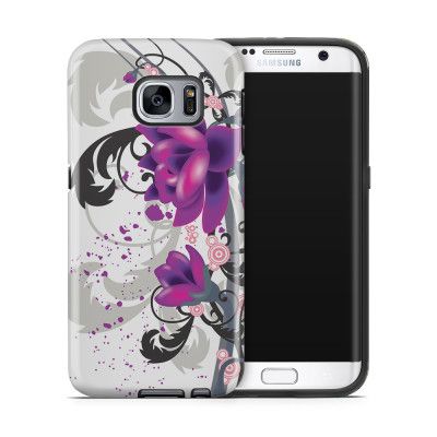 Tough mobilskal till Samsung Galaxy S7 Edge - Red Flowers