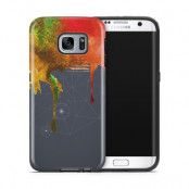 Tough mobilskal till Samsung Galaxy S7 Edge - Rinnande färg - Spektrum