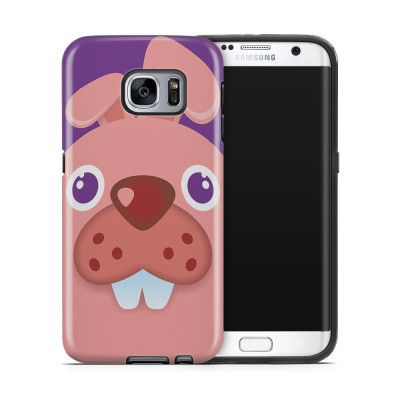 Tough mobilskal till Samsung Galaxy S7 Edge - Rosa kanin