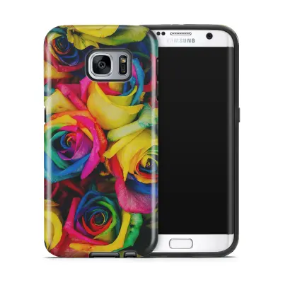Tough mobilskal till Samsung Galaxy S7 Edge - Rosor