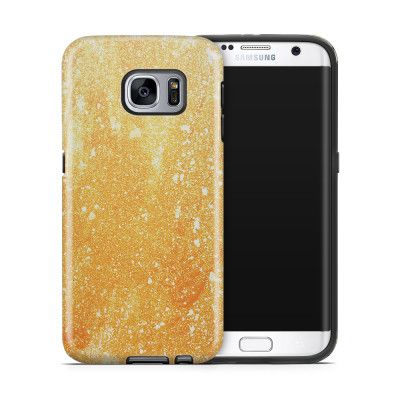 Tough mobilskal till Samsung Galaxy S7 Edge - Rost - Gul