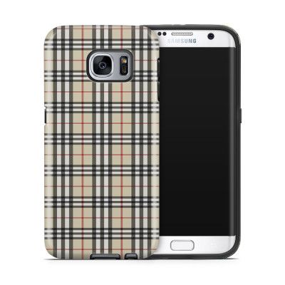 Tough mobilskal till Samsung Galaxy S7 Edge - Rugit - Beige