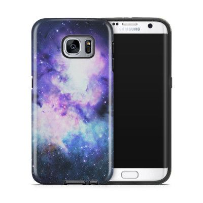 Tough mobilskal till Samsung Galaxy S7 Edge - Rymden - Lila/Blå