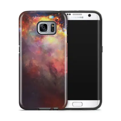 Tough mobilskal till Samsung Galaxy S7 Edge - Rymden - Svart