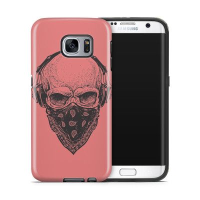 Tough mobilskal till Samsung Galaxy S7 Edge - Skull_Bandana