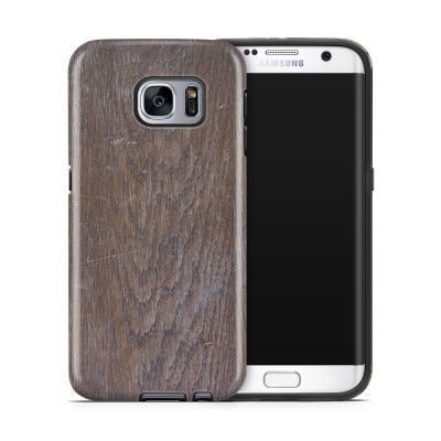 Tough mobilskal till Samsung Galaxy S7 Edge - Slitet trä