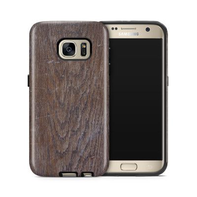 Tough mobilskal till Samsung Galaxy S7 - Slitet trä