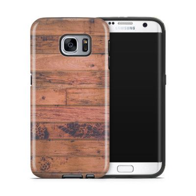 Tough mobilskal till Samsung Galaxy S7 Edge - Trägolv