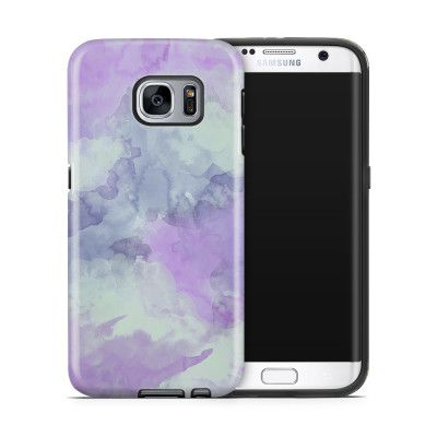 Tough mobilskal till Samsung Galaxy S7 Edge - Vattenfärg - Lila