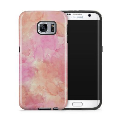 Tough mobilskal till Samsung Galaxy S7 Edge - Vattenfärg - Rosa