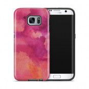 Tough mobilskal till Samsung Galaxy S7 Edge - Vattenfärg - Rosa