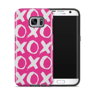 Tough mobilskal till Samsung Galaxy S7 Edge - Xoxo - Rosa