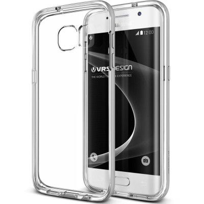 Verus Crystal Bumper Skal till Samsung Galaxy S7 Edge - Silver