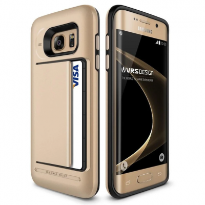 Verus Damda Clip Skal till Samsung Galaxy S7 Edge - Gold