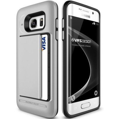 Verus Damda Clip Skal till Samsung Galaxy S7 Edge - Silver
