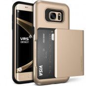 Verus Damda Glide Card Slot Skal till Samsung Galaxy S7 Edge - Gold