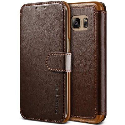 Verus Dandy Layered Plånboksfodral till Samsung Galaxy S7 Edge - Brun