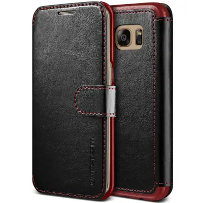 Verus Dandy Layered Plånboksfodral till Samsung Galaxy S7 Edge - Svart
