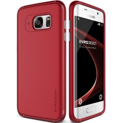 Verus Single Fit Skal till Samsung Galaxy S7 Edge - Röd