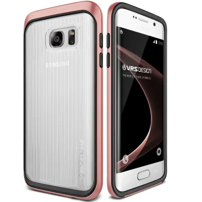 Verus Triple Mixx Skal till Samsung Galaxy S7 Edge - Rose Gold