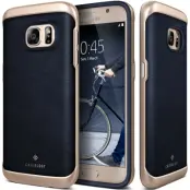 Caseology Envoy Äkta Läder Series Skal till Samsung Galaxy S7 - Blå